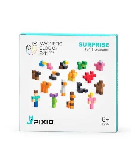 Pixio - klocki magnetyczne od 8-11 elementów SURPRISE Surprise Series Pixio - klocki magnetyczne od 8-11 elementów SURPRISE Surprise Series