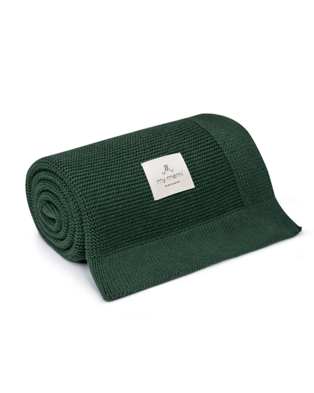 My Memi - bambusowy kocyk 80x100 Classic Bottle Green My Memi - bambusowy kocyk 80x100 Classic Bottle Green