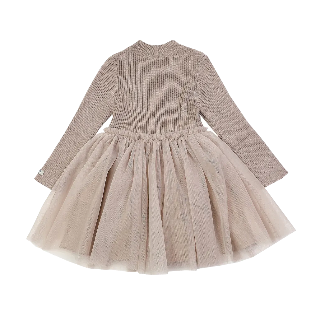 Donsje - sukienka dziecięca Lotus Dress Rose Grey
