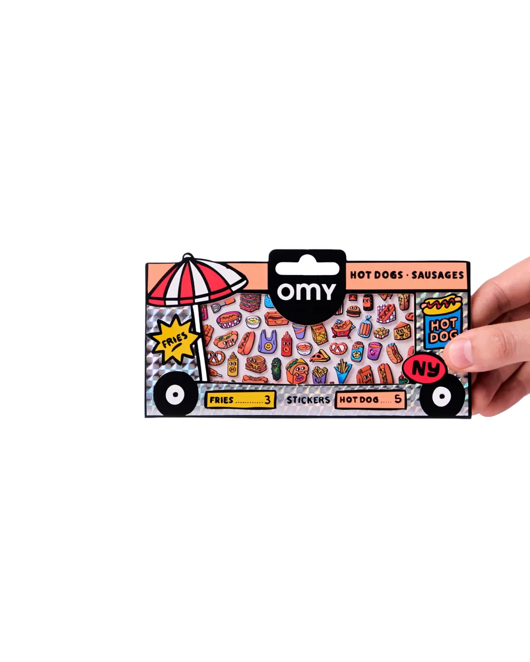 OMY - odlotowe winylowe naklejki Boutique Hot Dog OMY - odlotowe winylowe naklejki Boutique Hot Dog