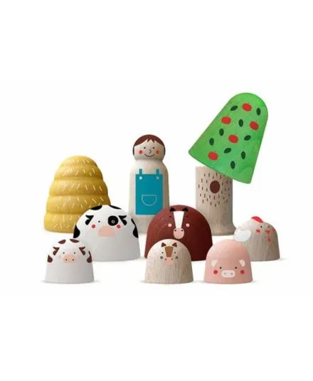 Londji - drewniana układanka Farma Mój Drewniany Świat Londji - drewniana układanka Farma Mój Drewniany Świat