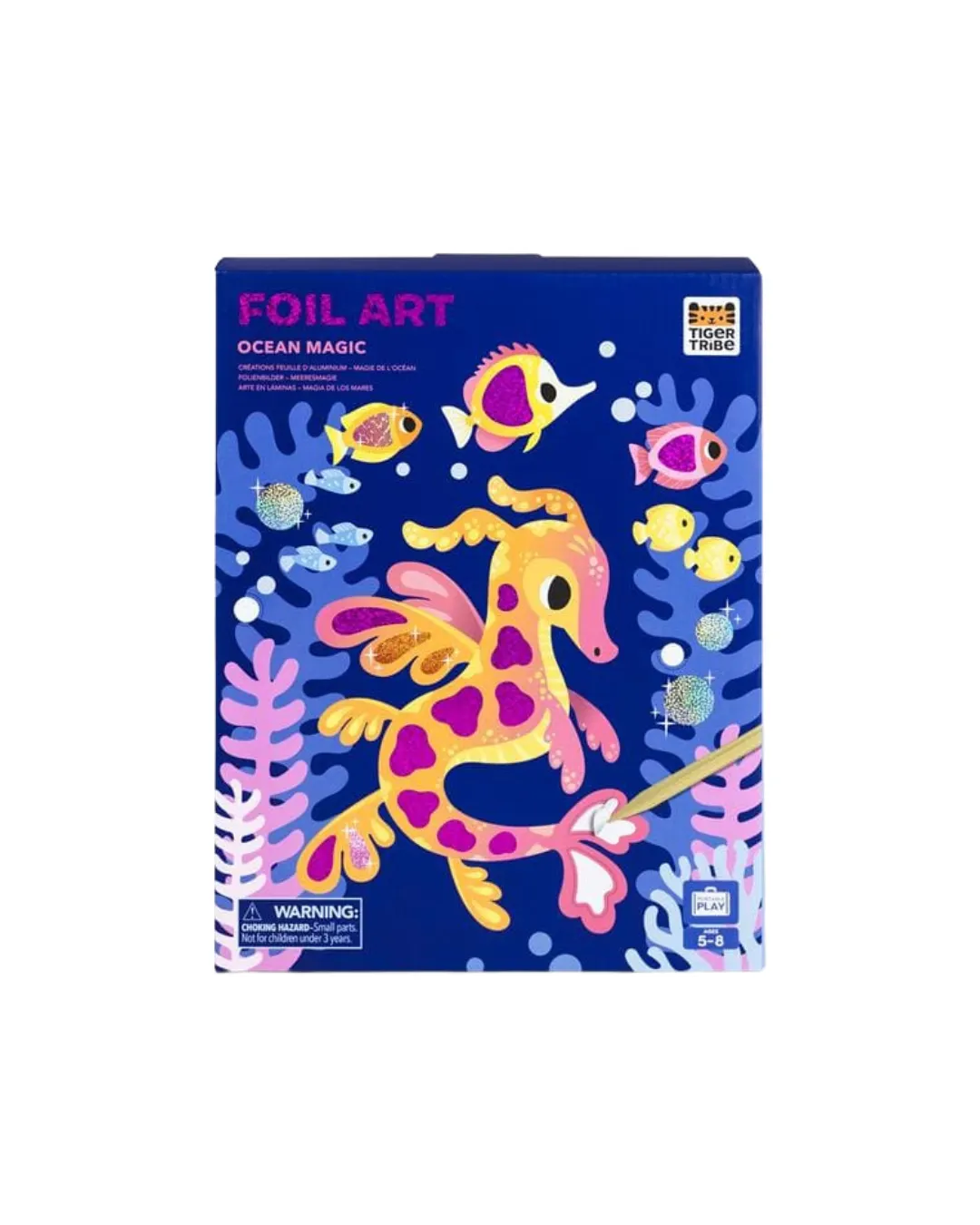 Tiger Tribe - artystyczny zestaw z folią Magiczny Ocean Tiger Tribe - artystyczny zestaw z folią Magiczny Ocean