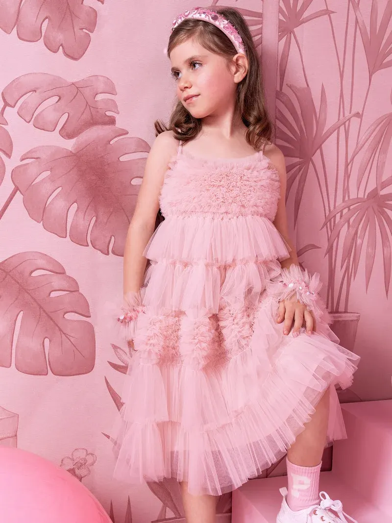 Tutu Du Monde - sukienka High Tier Tulle Dress Almond