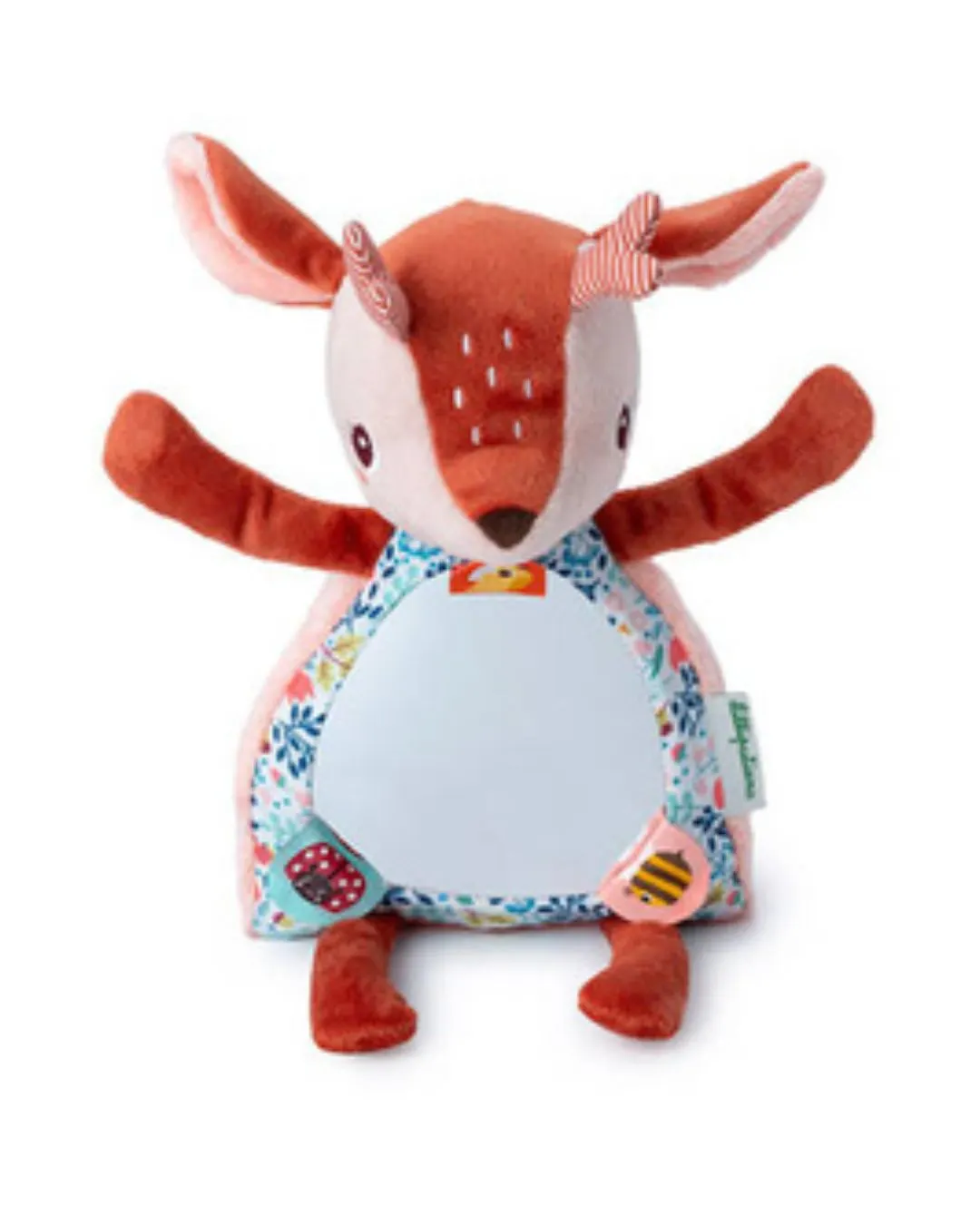 Lilliputiens - przytulanka aktywizująca z lusterkiem "A kuku" Sarenka Stella 6 m+ Lilliputiens - przytulanka aktywizująca z lusterkiem "A kuku" Sarenka Stella 6 m+