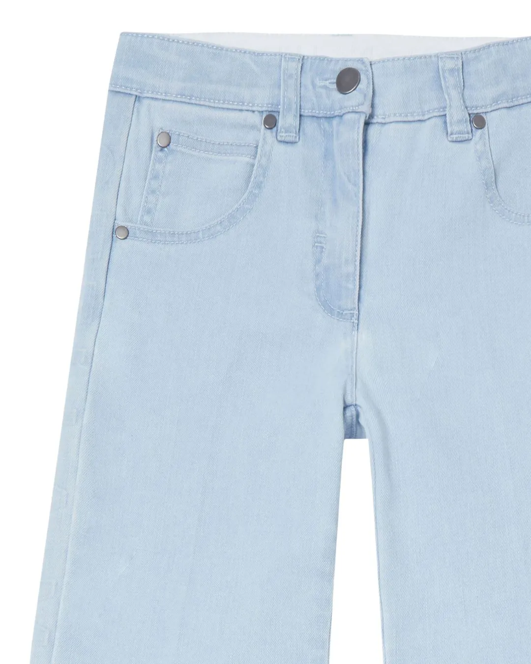 Spodnie jeansowe Stella McCartney z szeroką nogawką Spodnie jeansowe Stella McCartney z szeroką nogawką