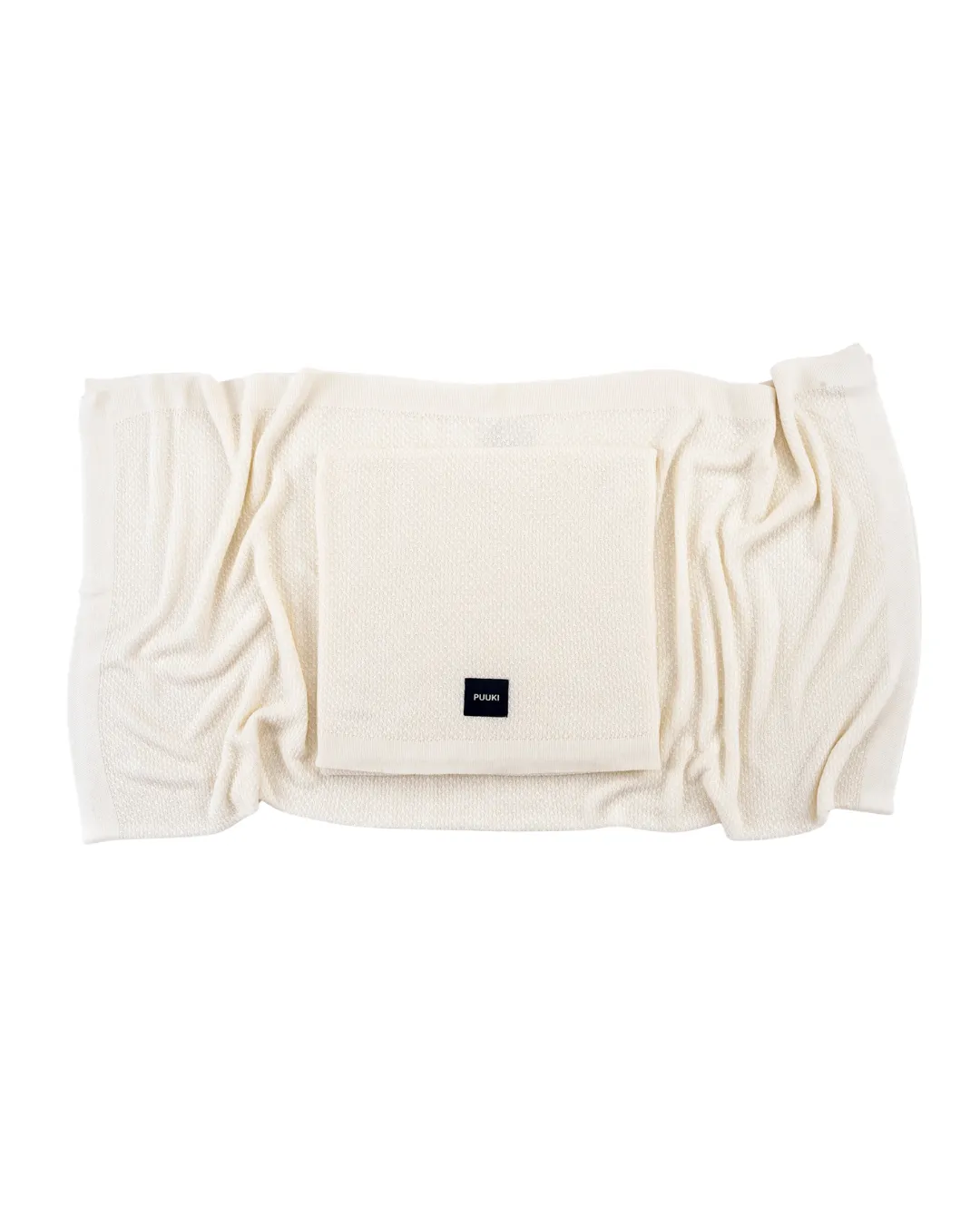 Puuki - lekki kocyk bambusowy mgiełka 85×85 Kremowy