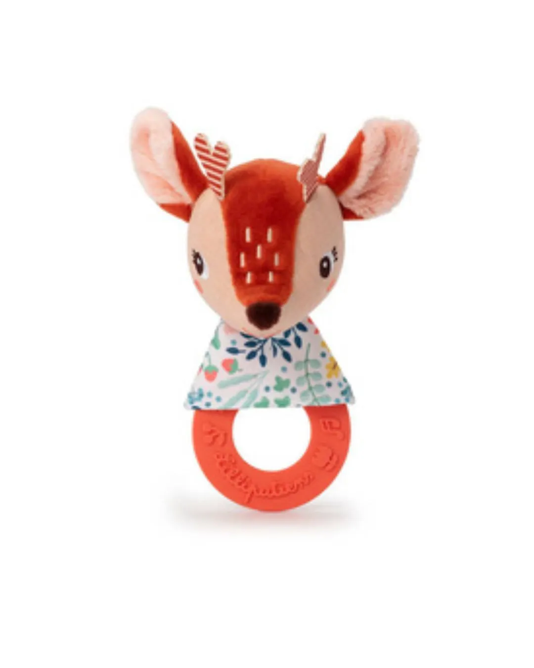 Lilliputiens - grzechotka z silikonowym gryzakiem Sarenka Stella 0 m+ Lilliputiens - grzechotka z silikonowym gryzakiem Sarenka Stella 0 m+