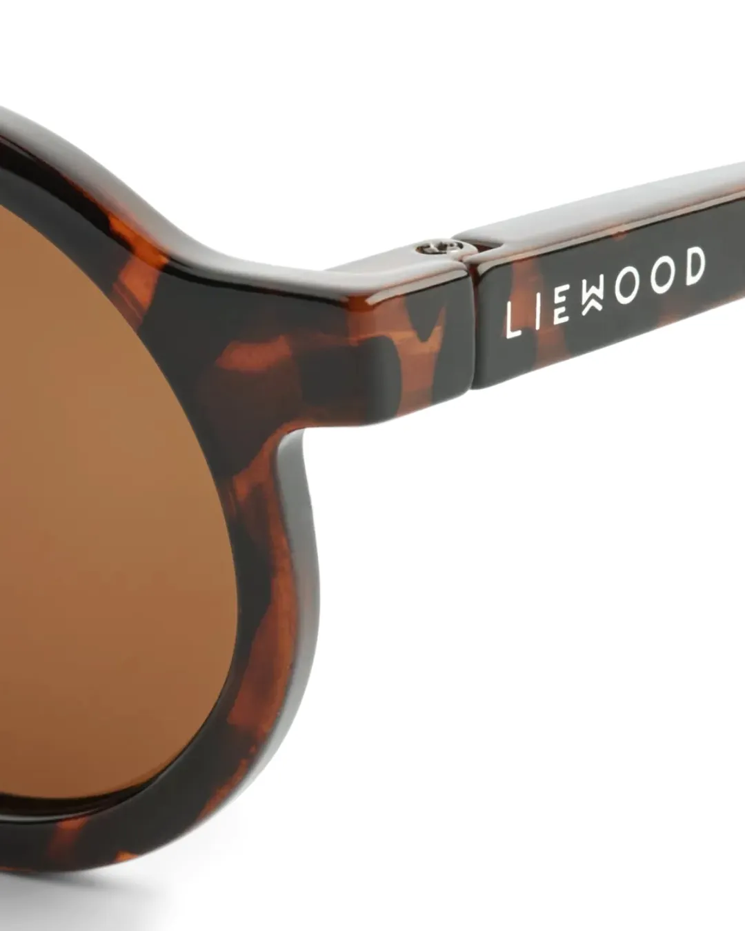 Liewood - okulary przeciwsłoneczne dla maluchów Darla 1-3 lata Dark Tortoise Shiny