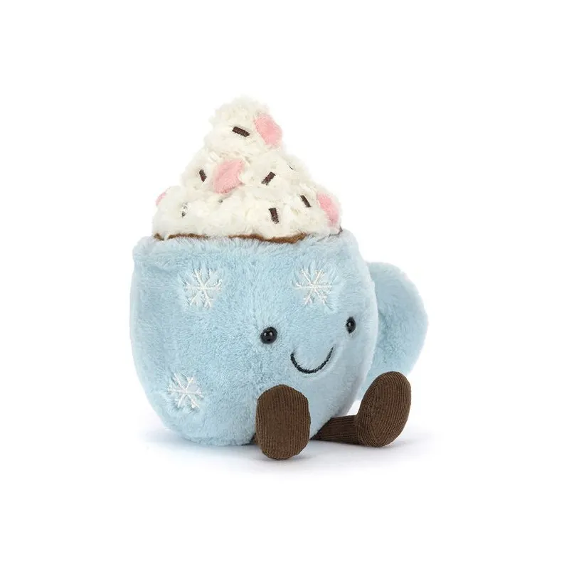 Filiżanka Gorącej Czekolady Jellycat z Piankami 21 cm