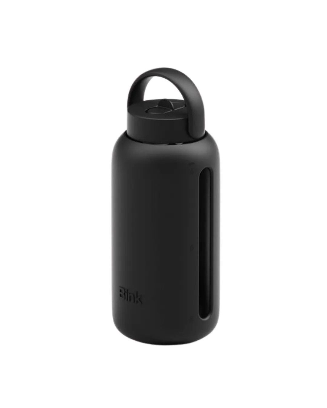 Bink - szczelna szklana butelka Bink Day 800 ml + Flip Cap Black Bink - szczelna szklana butelka Bink Day 800 ml + Flip Cap Black