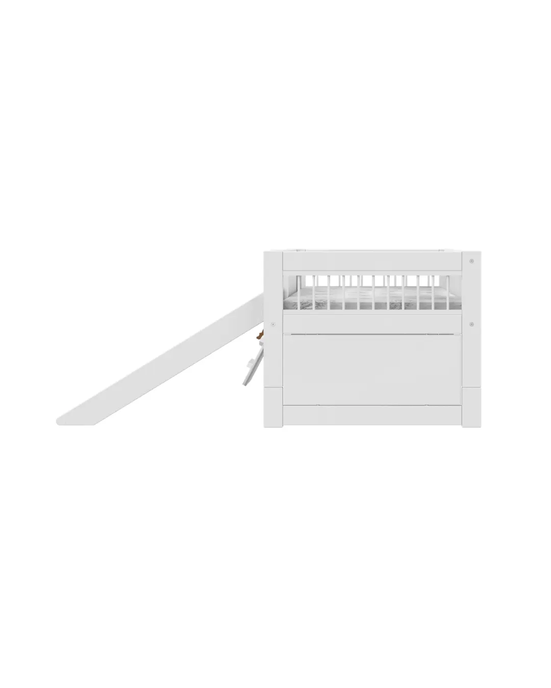 LIFETIME Kidsrooms - łóżko podwyższane Cabin Bed Climb & Slide Breeze White Standard