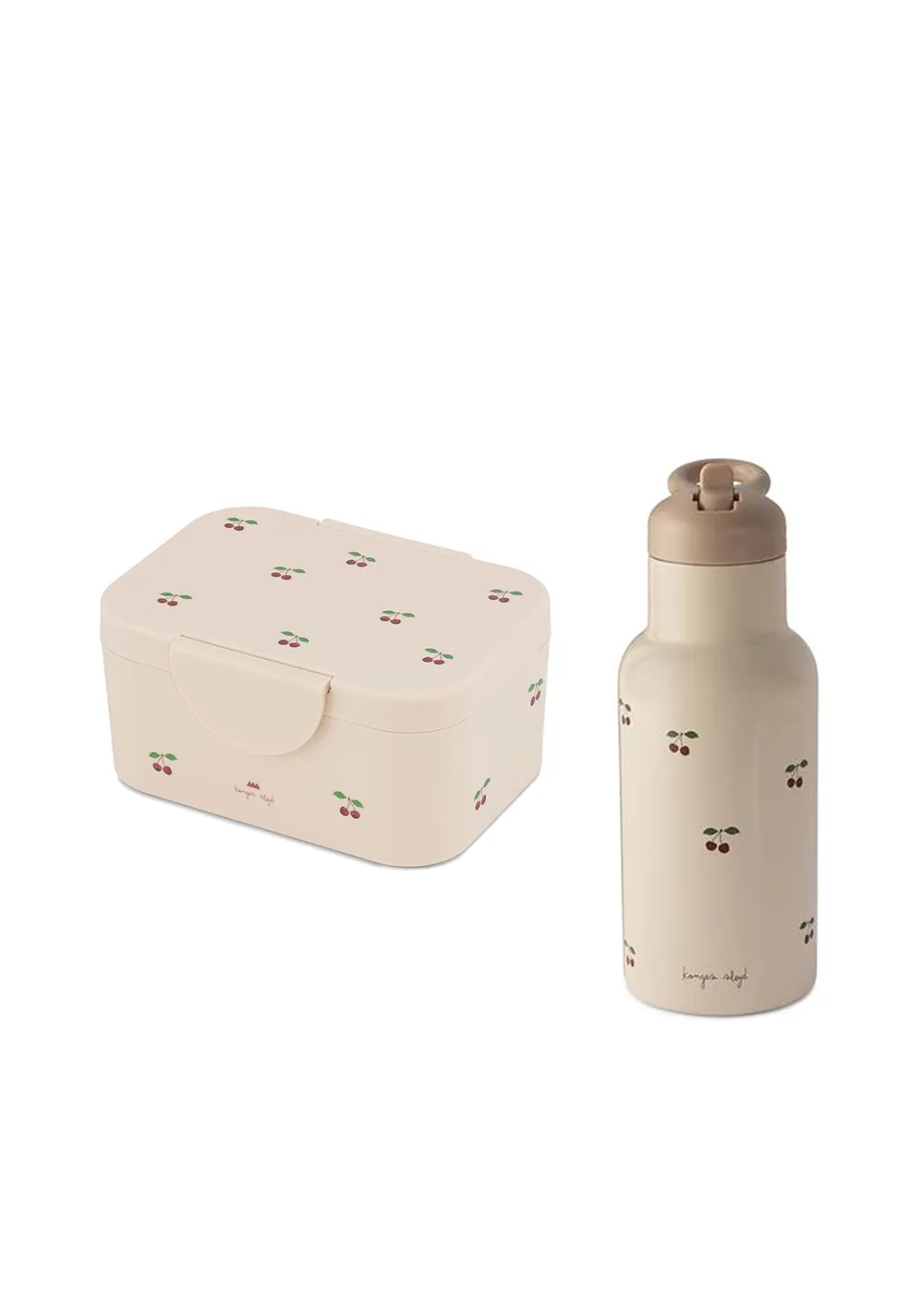 Konges Sløjd - zestaw lunchbox Cherry Blush