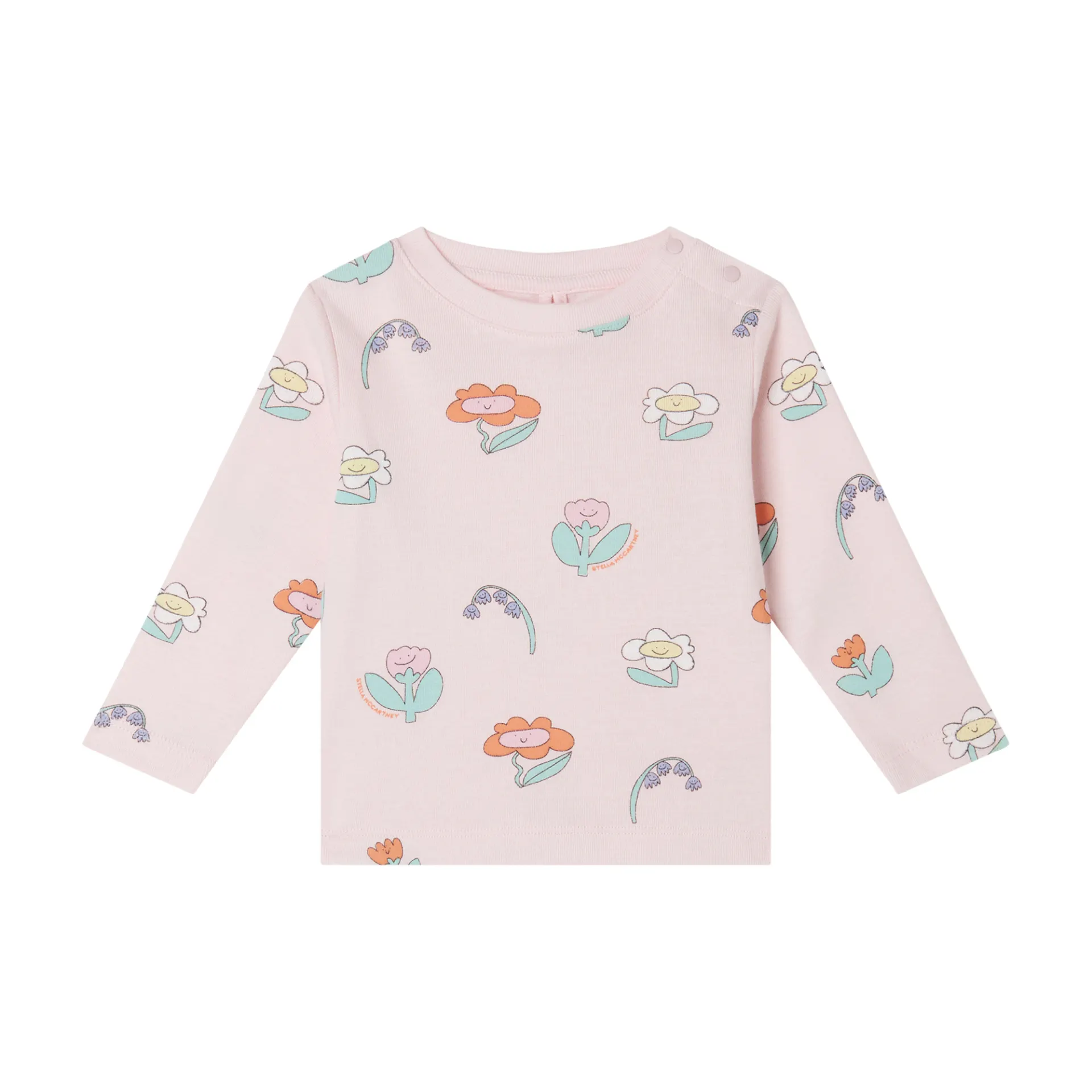 Stella McCartney - stylizacja jeansowa dla dziewczynki Flowers