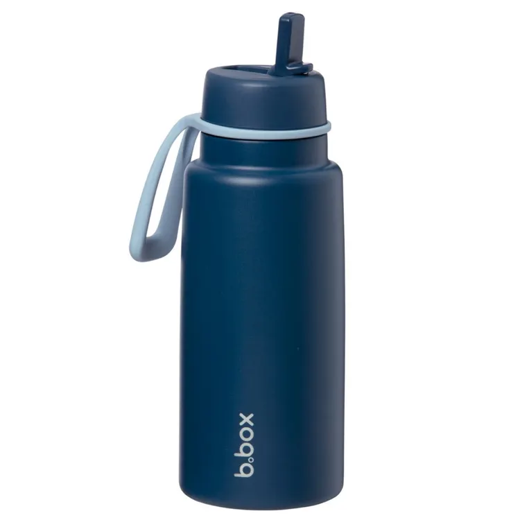 B.box - Butelka termiczna ze składanym ustnikiem – termos ze stali nierdzewnej 1l Midnight B.box - Butelka termiczna ze składanym ustnikiem – termos ze stali nierdzewnej 1l Midnight