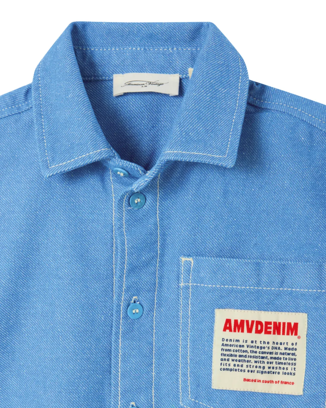 American Vintage - koszula z krótkim rękawem Pusway Waterfall