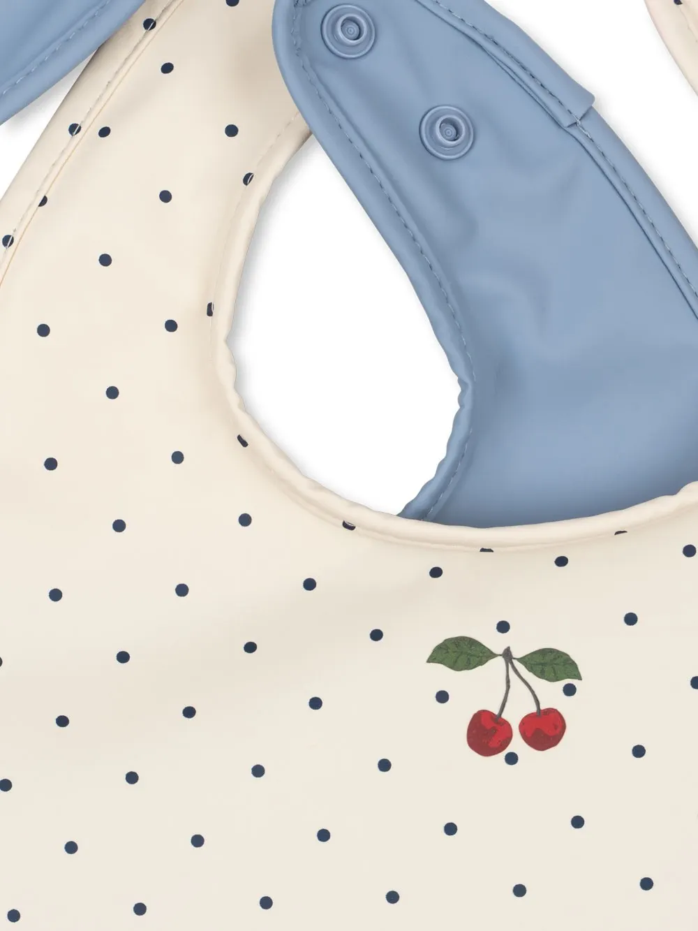 Konges Sløjd - śliniak dziecięcy 2 sztuki Navy Dot/Rain Washed