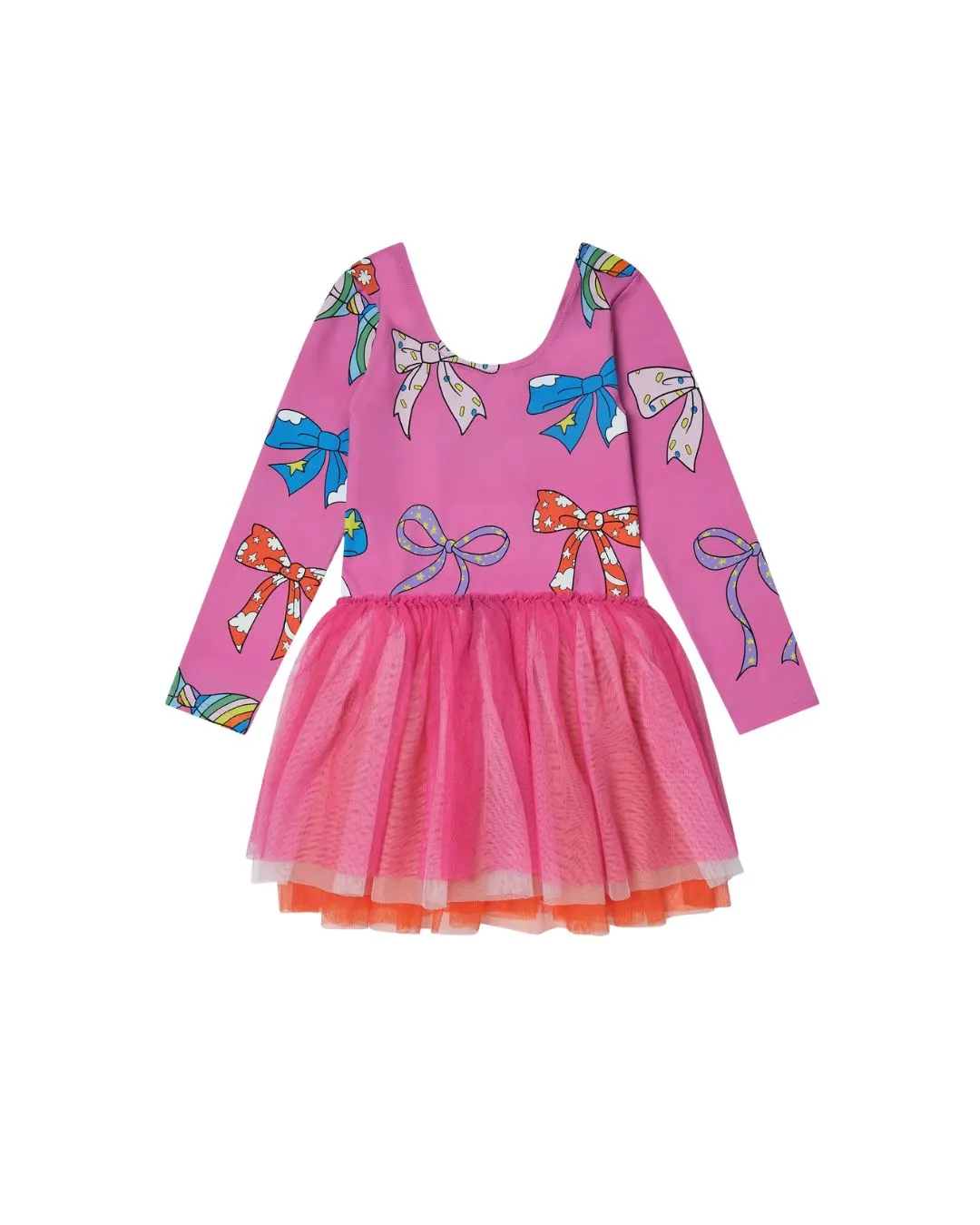 Stella McCartney - sukienka z kokardkami i tiulową spódnicą Stella McCartney - sukienka z kokardkami i tiulową spódnicą