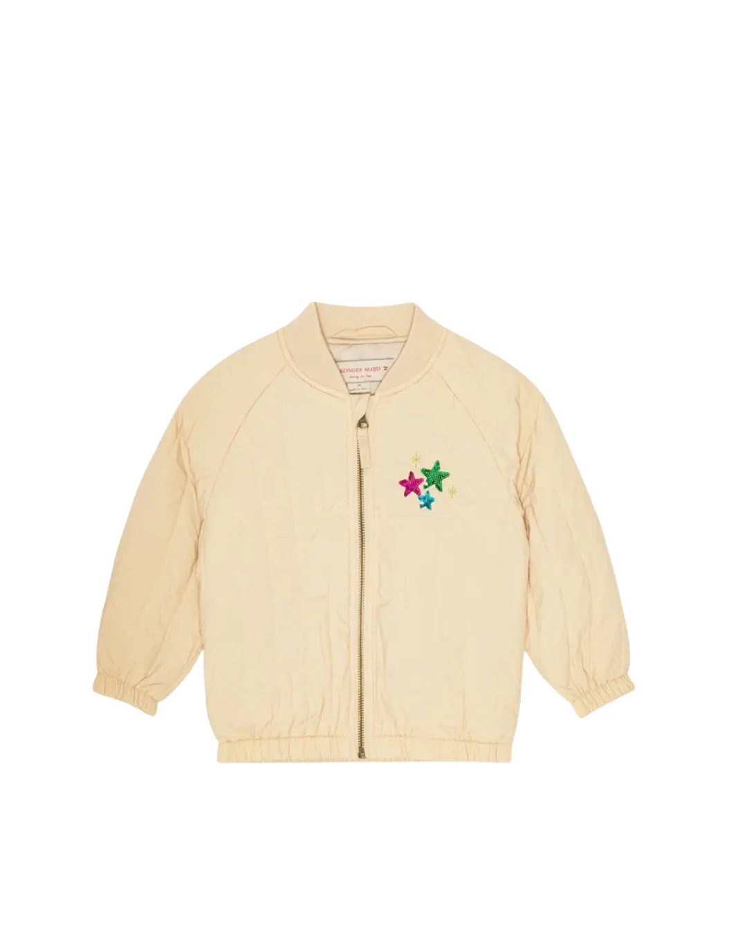 Konges Sløjd - dziecięca kurtka bomberka JUNO Sequin Bomber Jacket Frappe
