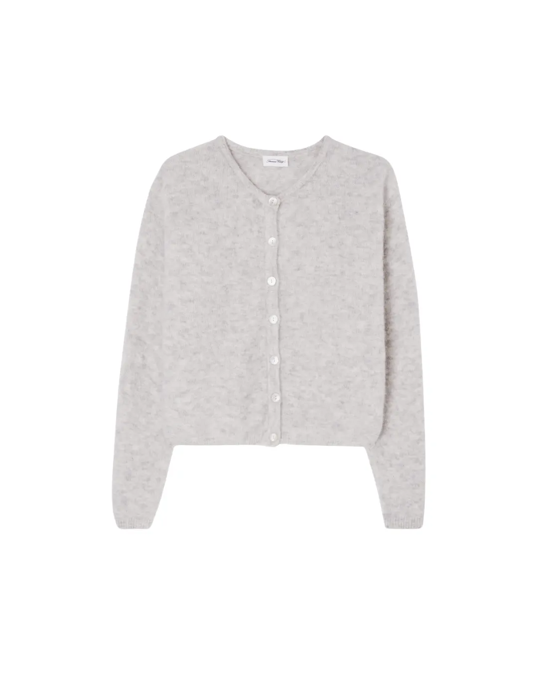 American Vintage - damski kardigan Vitow Gris Clair Chine