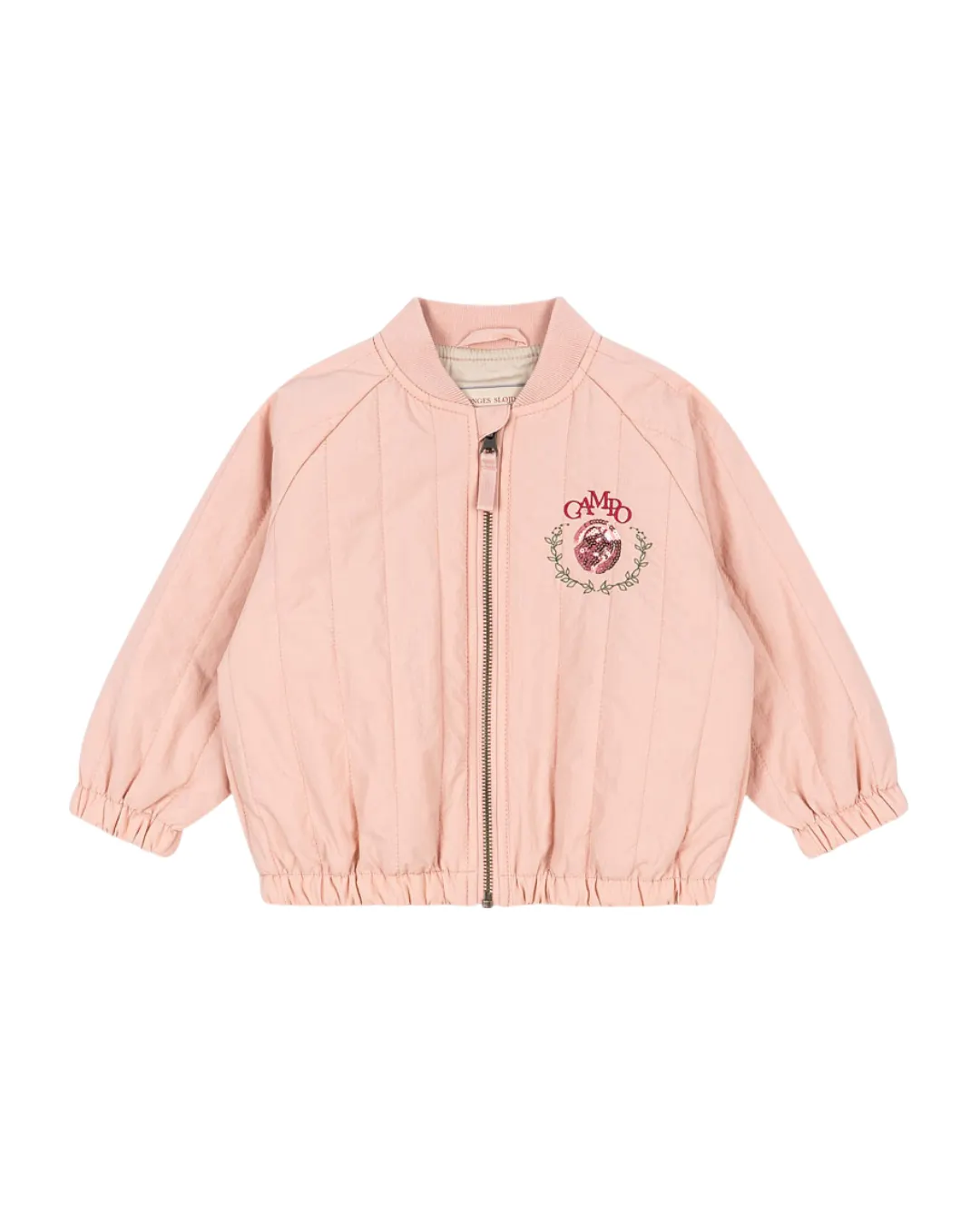 Konges Sløjd - cekinowa kurtka bomberka JUNO Sequin Mellow Rose