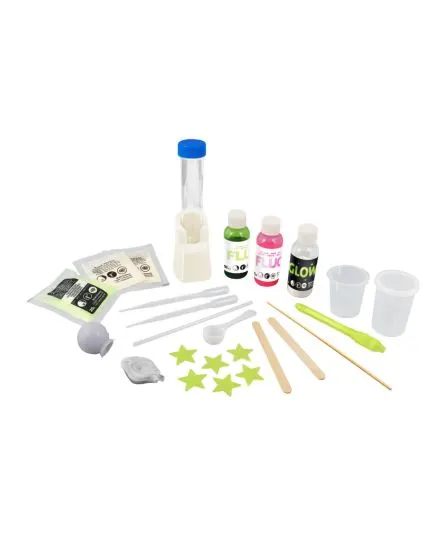 Buki - duży zestaw eksperymentów świecących w ciemności FLUO&GLOW