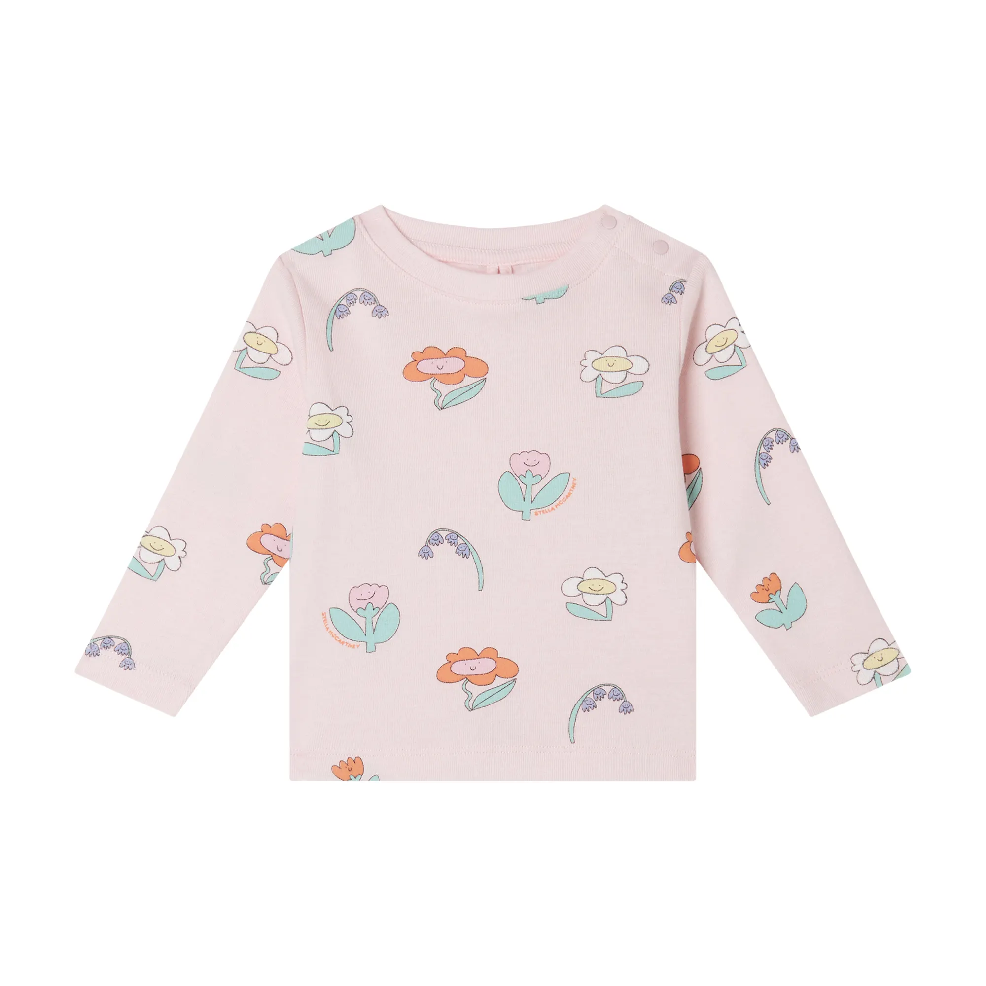 Stella McCartney - koszulka z długim rękawem Flowers