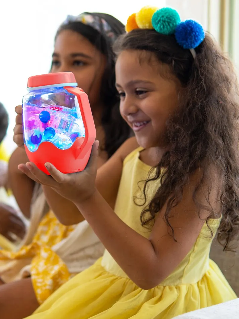 Glo Pals - słoik sensoryczny do napełnienia wodą czerwony Glo Pals - słoik sensoryczny do napełnienia wodą czerwony