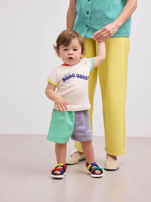 BOBO CHOSES - szorty dziecięce Woven Shorts Color Block multicolor BOBO CHOSES - szorty dziecięce Woven Shorts Color Block multicolor