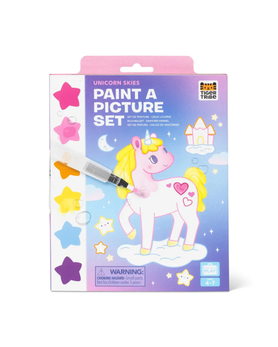 Tiger Tribe - przenośne kolorowanki wodne Tęczowe Niebo Tiger Tribe - przenośne kolorowanki wodne Tęczowe Niebo