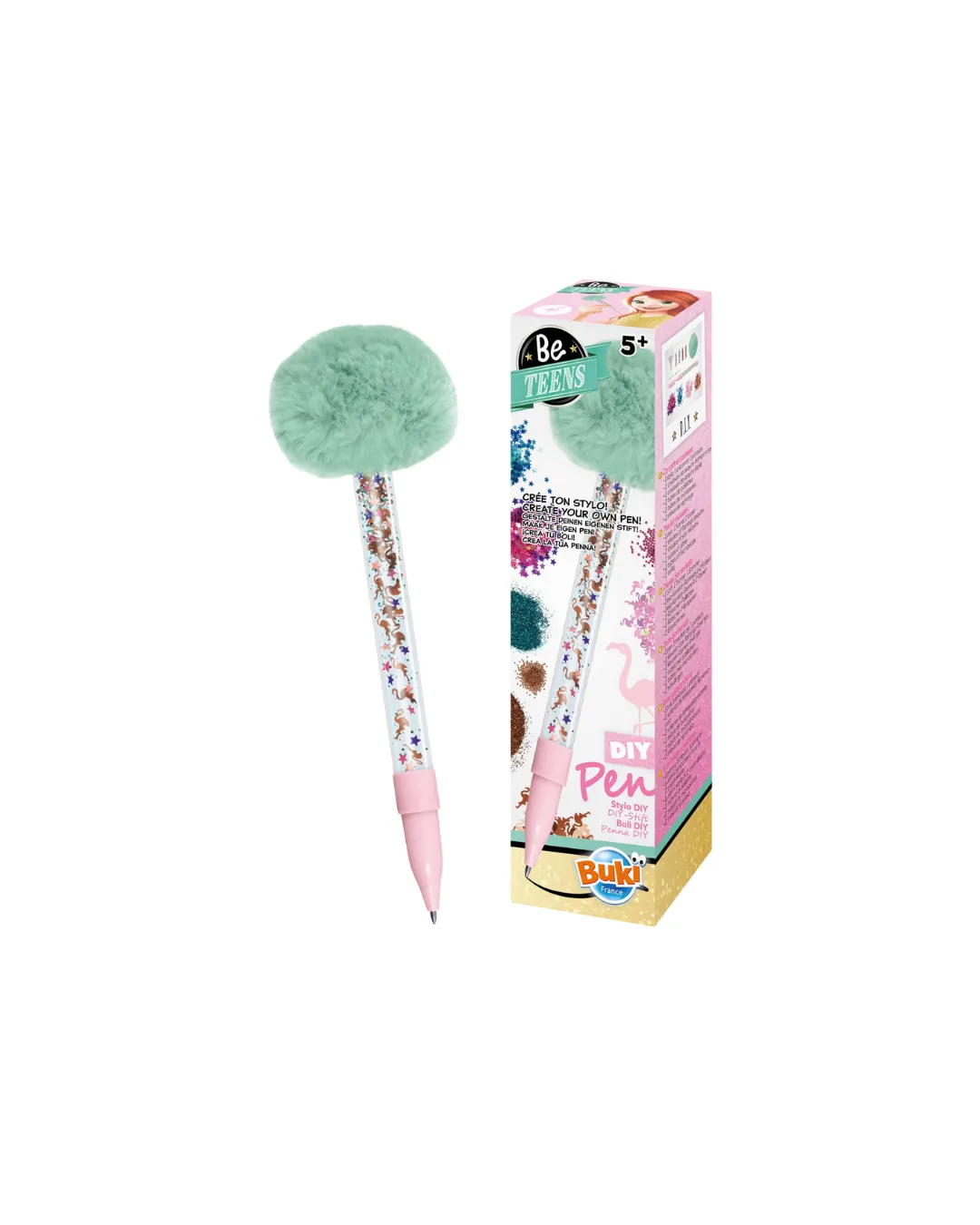 Buki - zrób to sam - Długopis Jednorożec