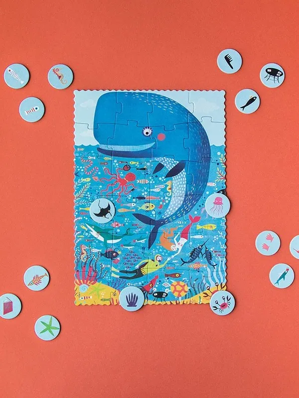 Londji - puzzle kieszonkowe Mój Mały Ocean