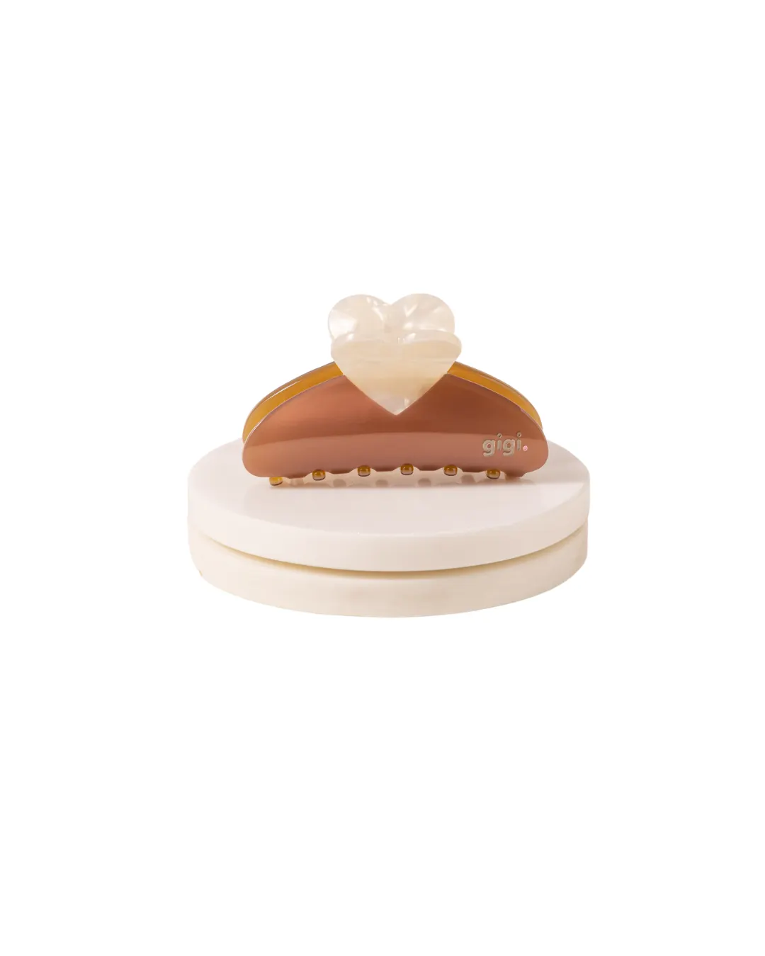 My Name is Gigi Paris - średnia klamra do włosów Heart Hair Clip Powder My Name is Gigi Paris - średnia klamra do włosów Heart Hair Clip Powder