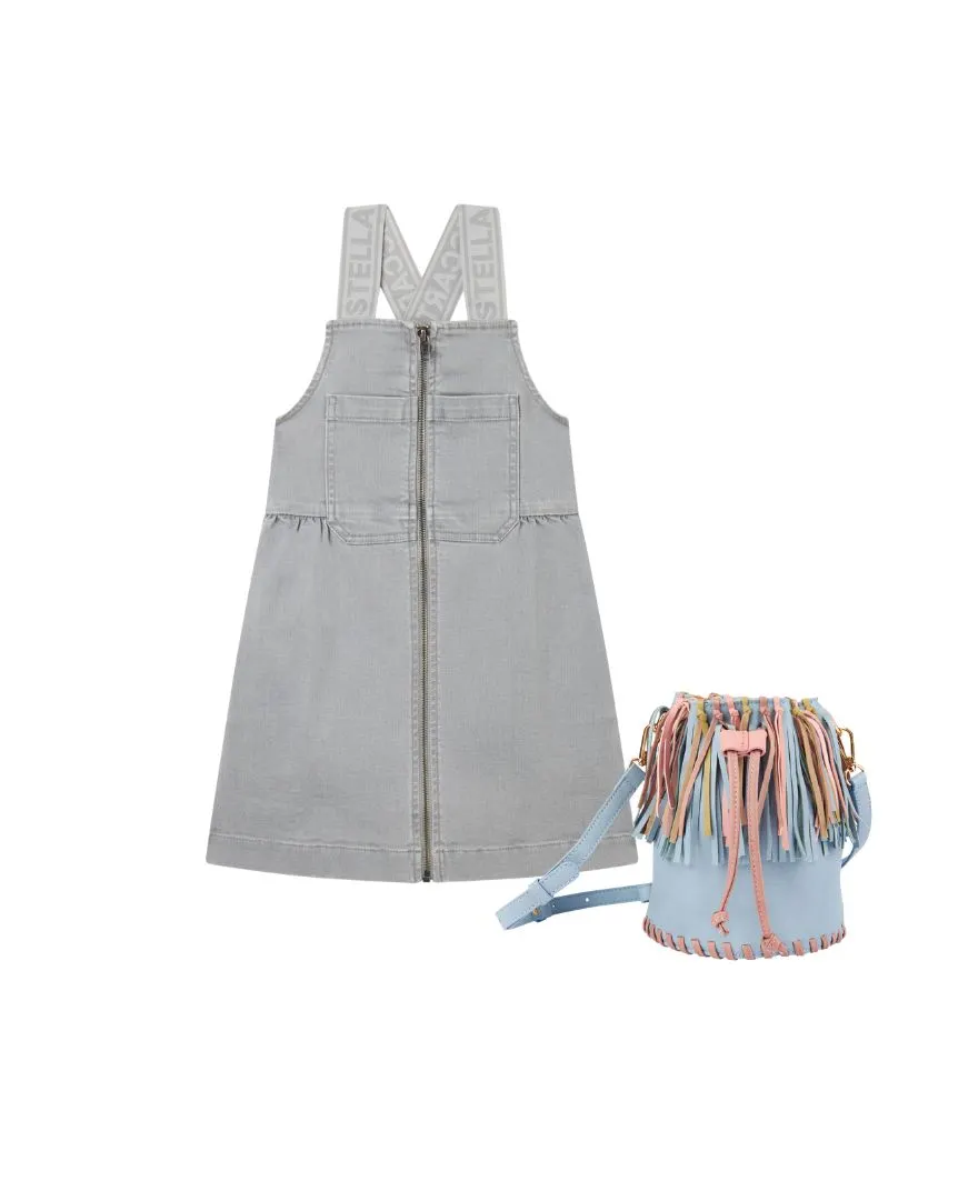 Stella Mccartney - stylizacja z ogrodniczką dla dziewczynki