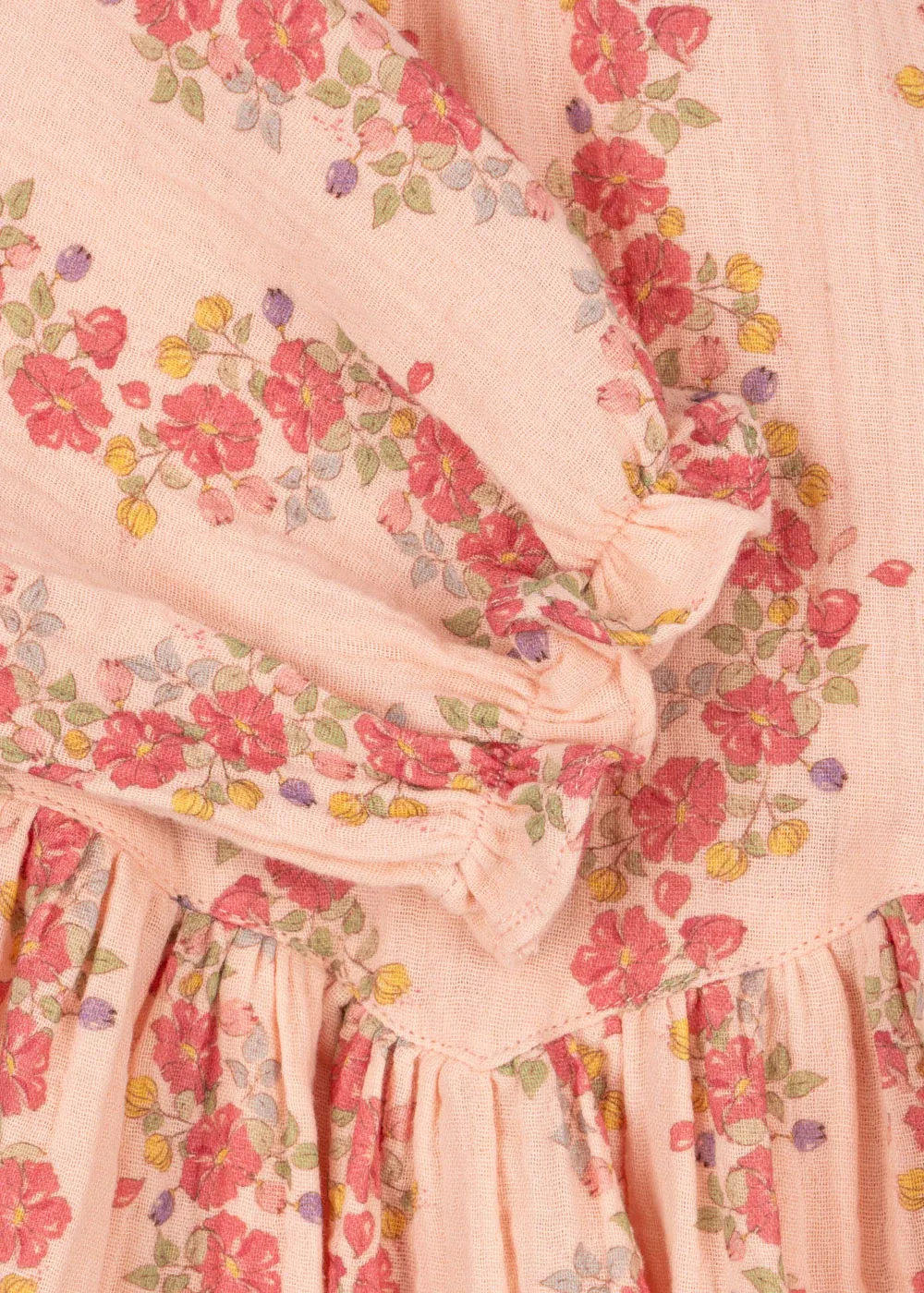 Konges Sløjd - sukienka bawełniana dziecięca Coco Dress GOTS Floria Pink