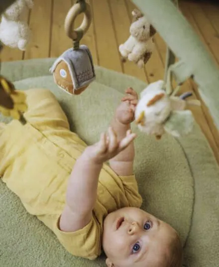 Little Dutch - mata edukacyjna z pałąkiem Little Farm Little Dutch - mata edukacyjna z pałąkiem Little Farm