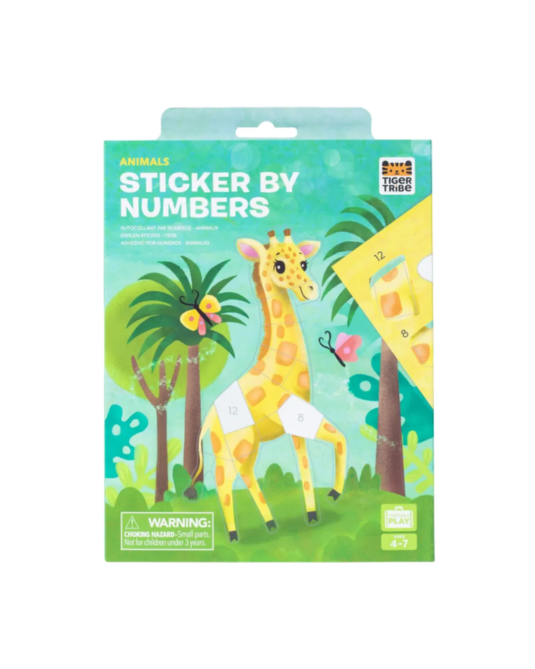 Tiger Tribe - wyklejanie po numerach Zwierzątka Tiger Tribe - wyklejanie po numerach Zwierzątka