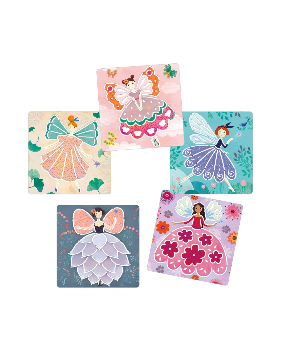 Djeco - szablony do odrysowywania dla dzieci wróżki Djeco - szablony do odrysowywania dla dzieci wróżki