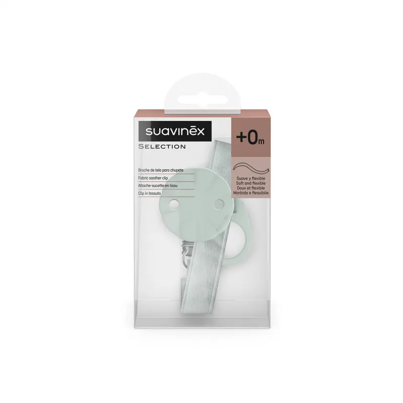 Suavinex - klips do smoczka z tasiemką Wonderland Morski