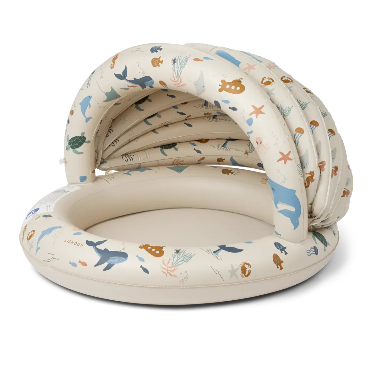 Liewood - nadmuchiwany basen z baldachimem Hadleia Sea creature/Sandy Liewood - nadmuchiwany basen z baldachimem Hadleia Sea creature/Sandy