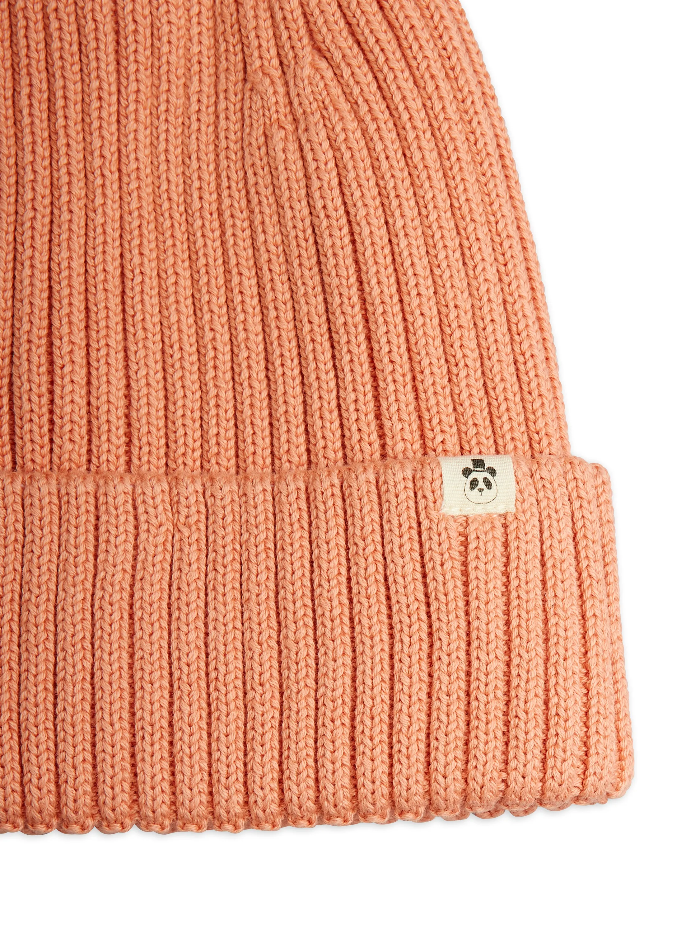 Mini Rodini - bawełniana czapka beanie różowa Mini Rodini - bawełniana czapka beanie różowa
