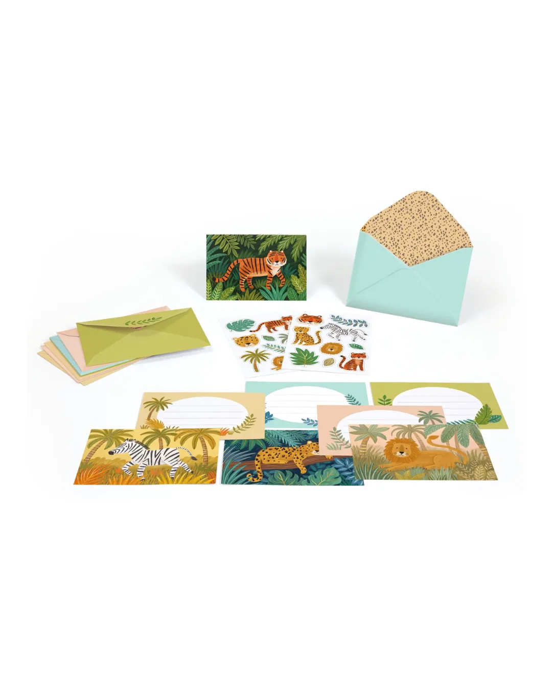 Djeco - zestaw do tworzenia zaproszeń Dżungla