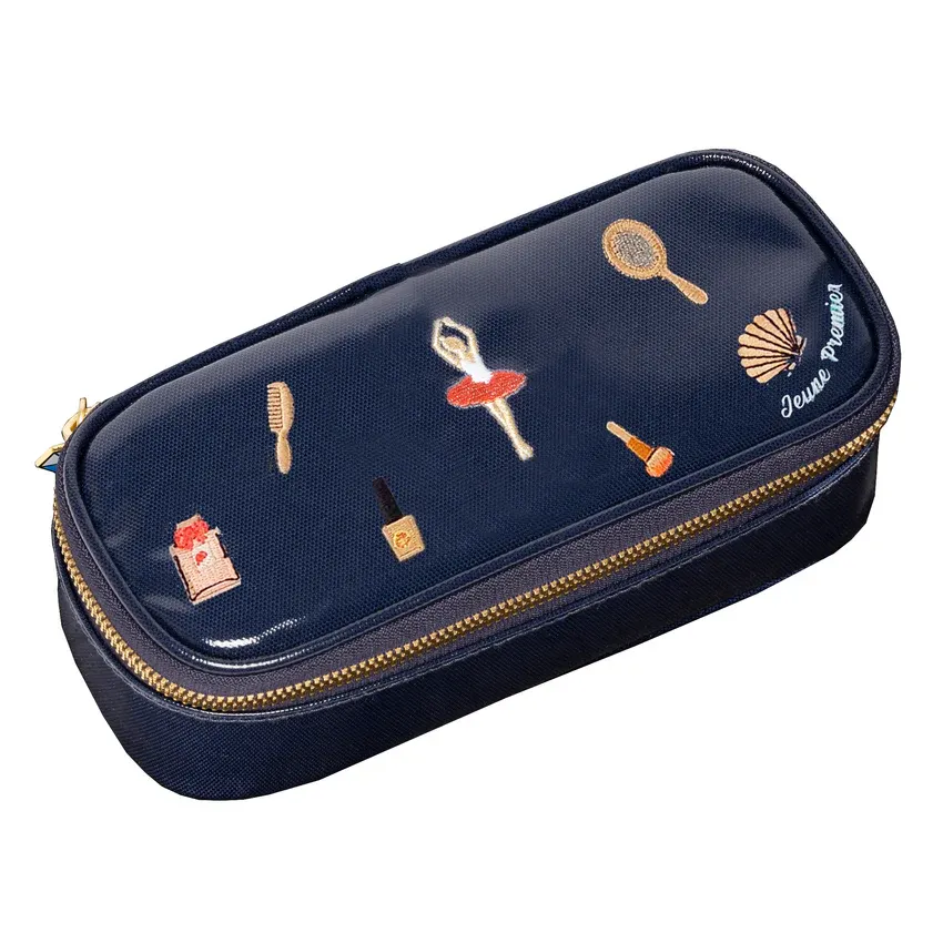 Jeune Premier - piórnik jednokomorowy Jewellery Box Navy Jeune Premier - piórnik jednokomorowy Jewellery Box Navy