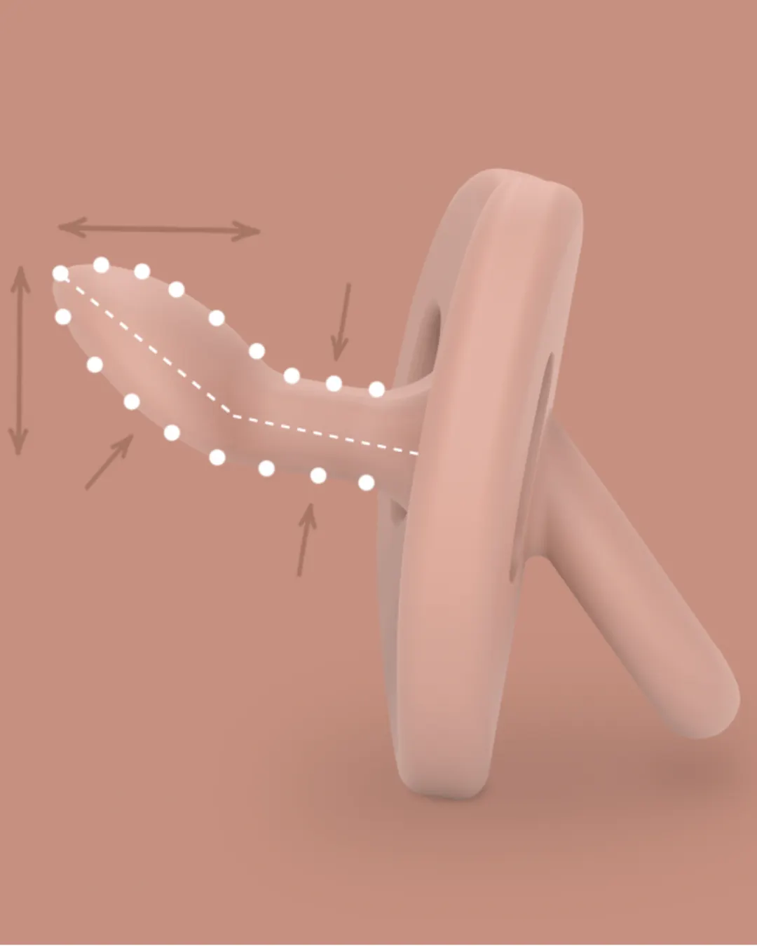 Suavinex - smoczek uspokajający anatomiczny silikonowy SX Pro New All Silicone Cielisty 0-6m