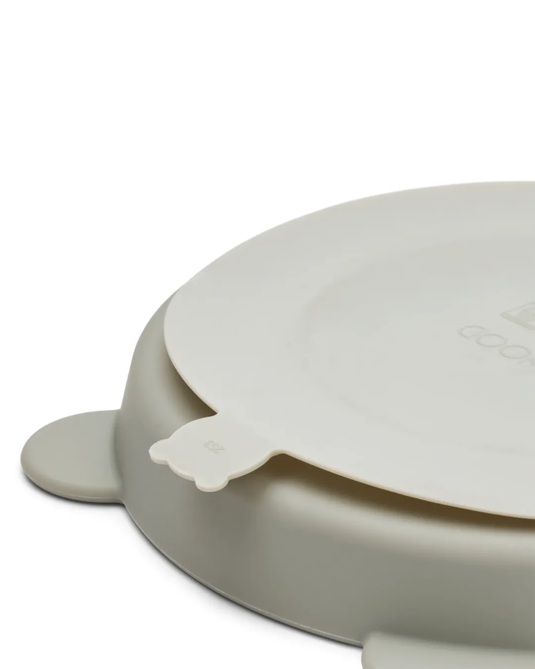 Liewood - talerzyki silikonowe z podziałkami Stacy Divider Suction Plate 2-Pack Whale Blue