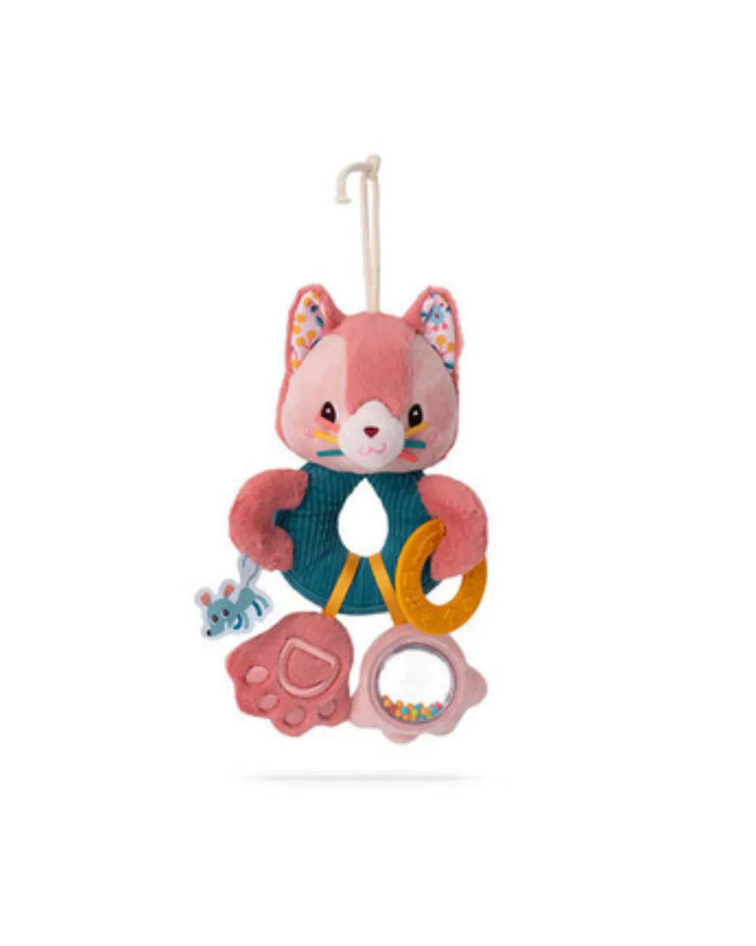 Lilliputiens - grzechotka wielofunkcyjna Kotka Jeanne 9 m+ 