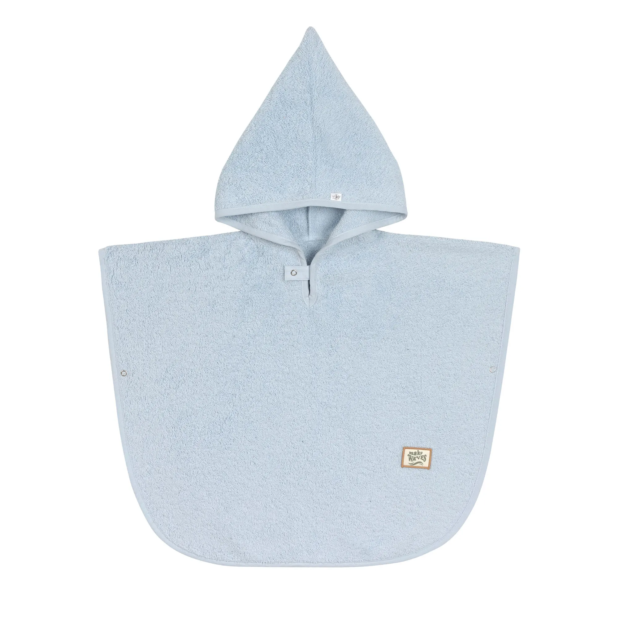 Dziecięce ponczo z frotte dla dzieci Lassig sky blue 