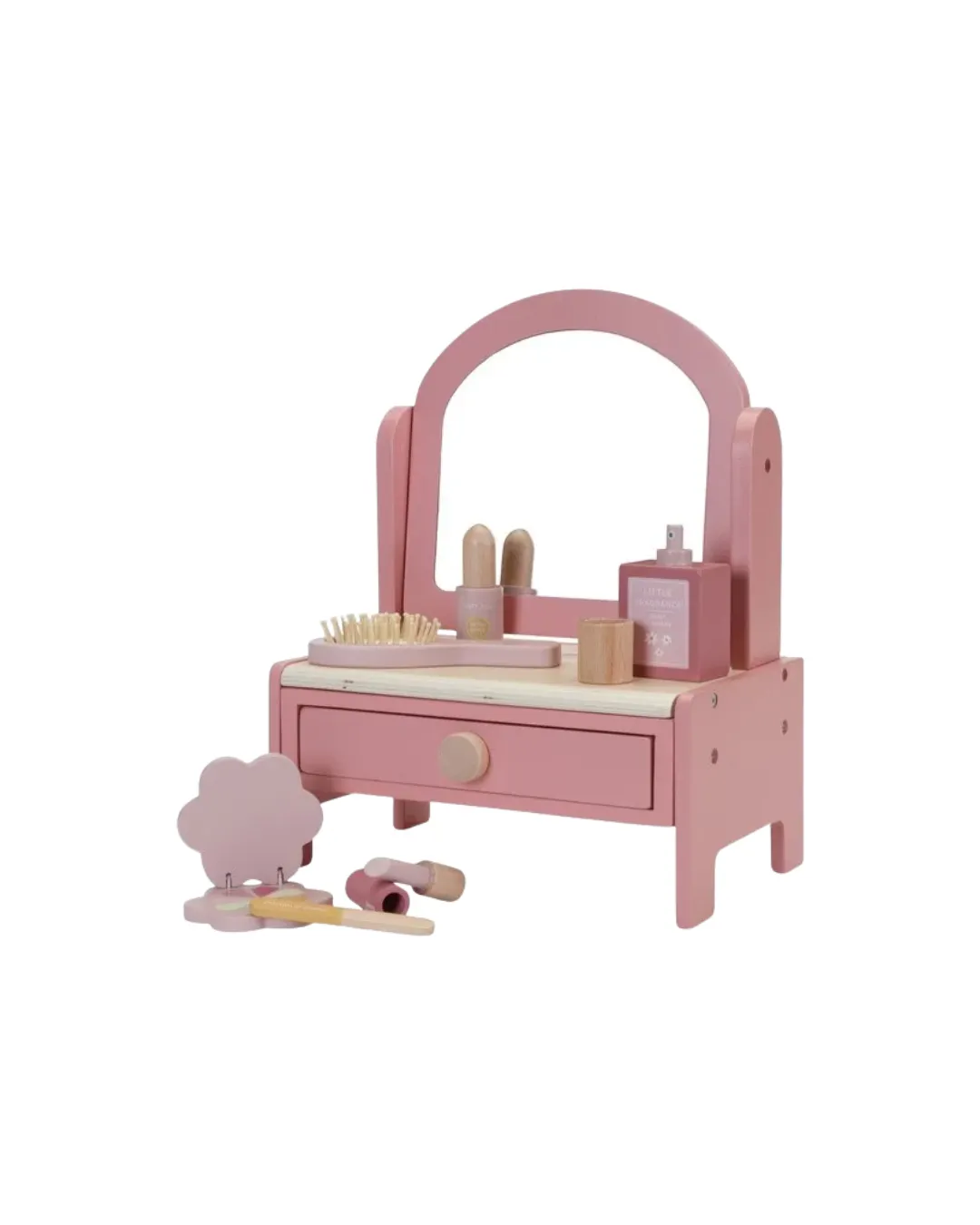 Little Dutch - drewniana toaletka dla dziewczynki z akcesoriami Little Dutch - drewniana toaletka dla dziewczynki z akcesoriami
