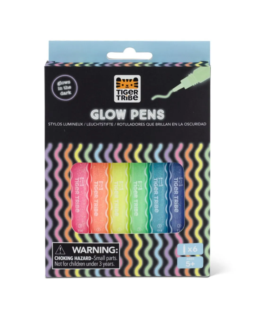 Tiger Tribe - żelopisy świecące w ciemności Tiger Tribe - żelopisy świecące w ciemności