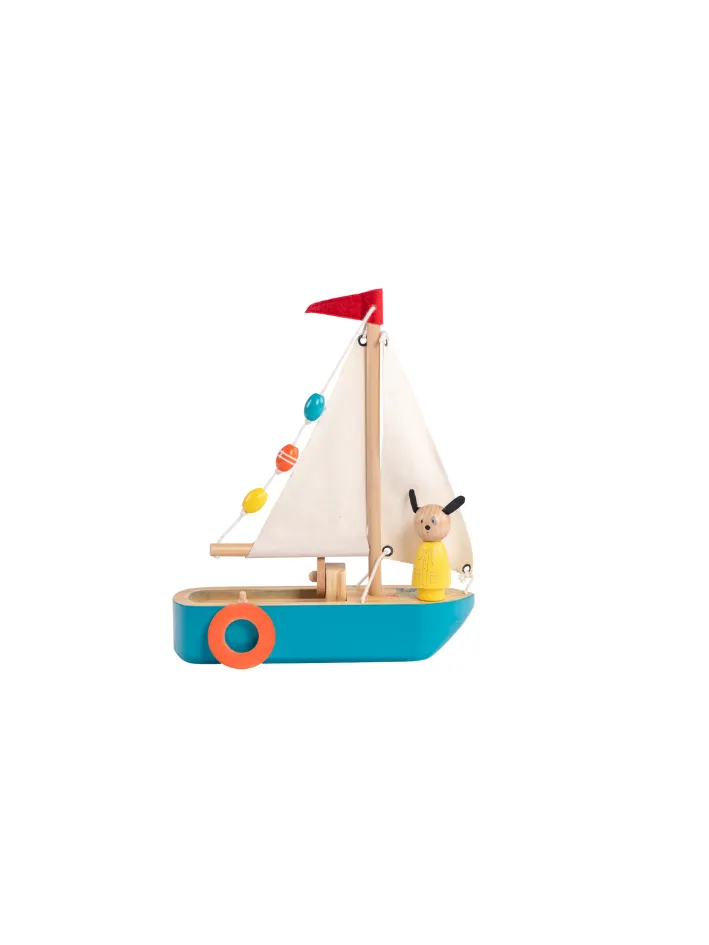 Drewniana żaglówka Moulin Roty La Grande Famille