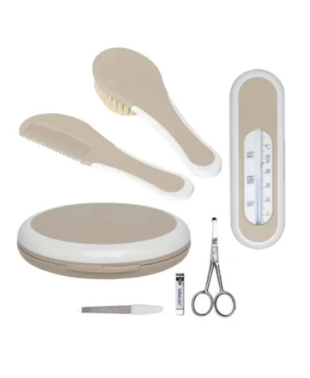 Bébé-jou - zestaw prezentowy do pielęgnacji niemowląt Taupe Bébé-jou - zestaw prezentowy do pielęgnacji niemowląt Taupe